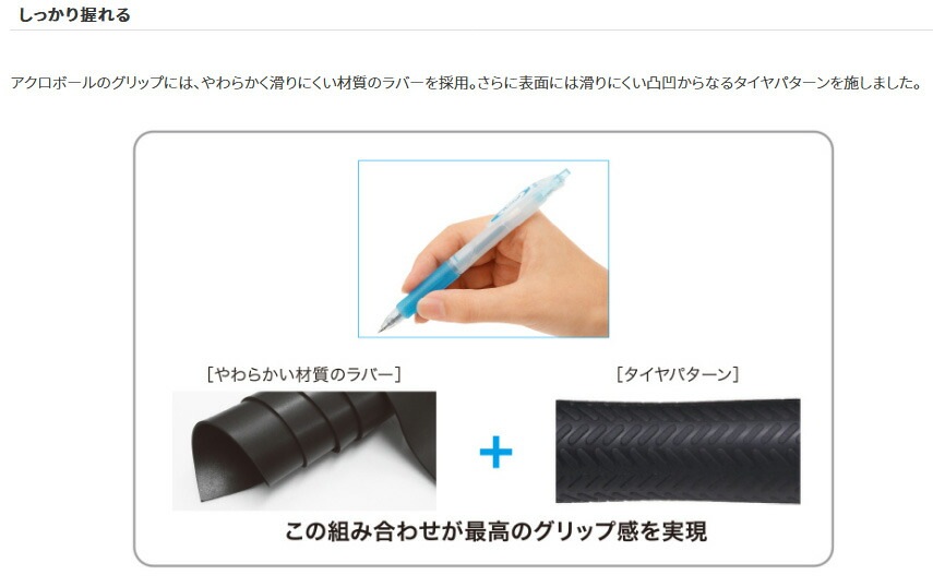 （まとめ買い）油性ボールペン アクロ ドライブ 0.7mm ダークグレー BDR-3SR-DGY [x3]