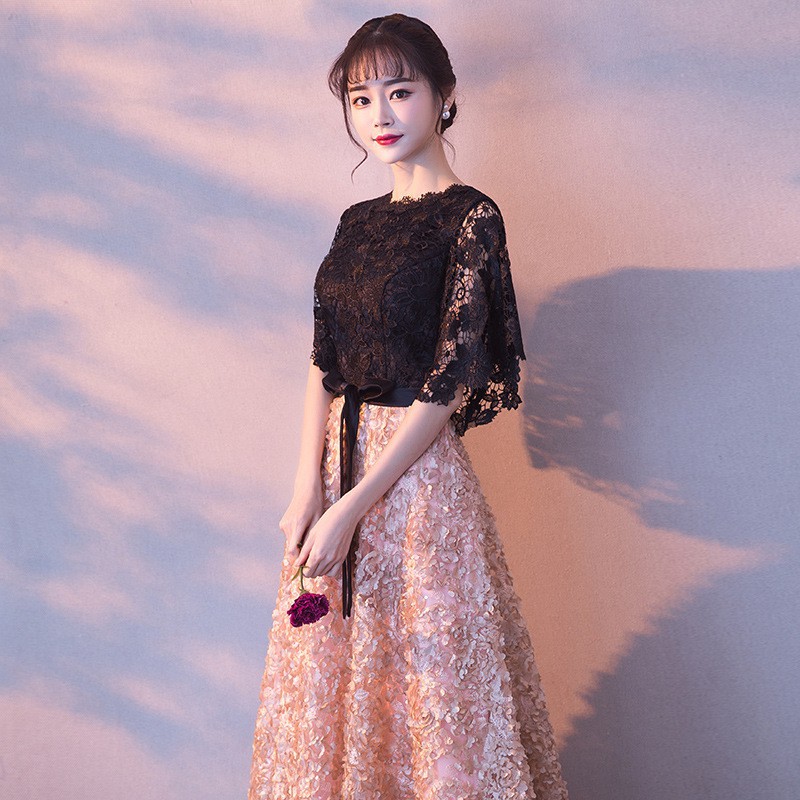 ドレス イブニングドレス 女宴会気質高級感司会者ロング生日会 結婚式 演奏会 発表会 卒業式 成人式 同窓会 ドレス