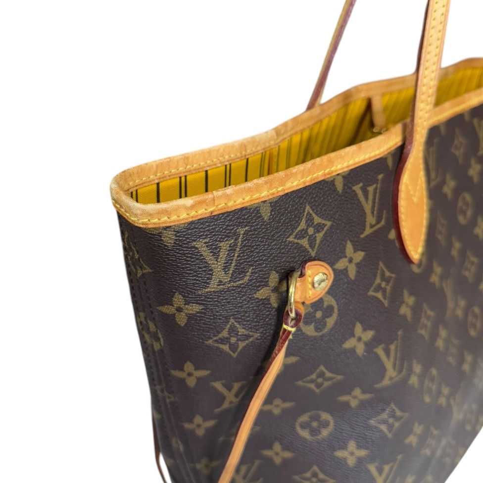 ルイヴィトン ネヴァーフルMM モノグラム トートバッグ モノグラムキャンバス M40997 ブラウン LOUIS VUITTON 中古