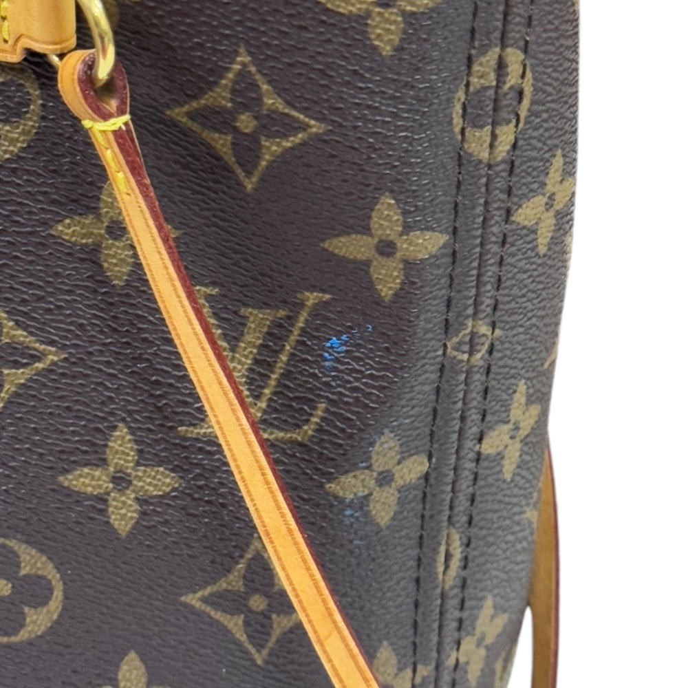 ルイヴィトン ネヴァーフルMM モノグラム トートバッグ モノグラムキャンバス M40997 ブラウン LOUIS VUITTON 中古