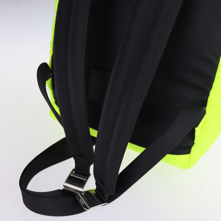 美品 SAINT LAURENT PARIS サンローランパリ リュック・デイパック 342609 Moon ムーン ナイロン レザー ネオンイエロー ブラック バックパック【本物保証】 美品 SAINT LAURENT PARIS サンローランパリ リュック・デイパック 342609 Moon ムーン ナイロン レザー ネオンイエロー ブラック バックパック【本物保証】