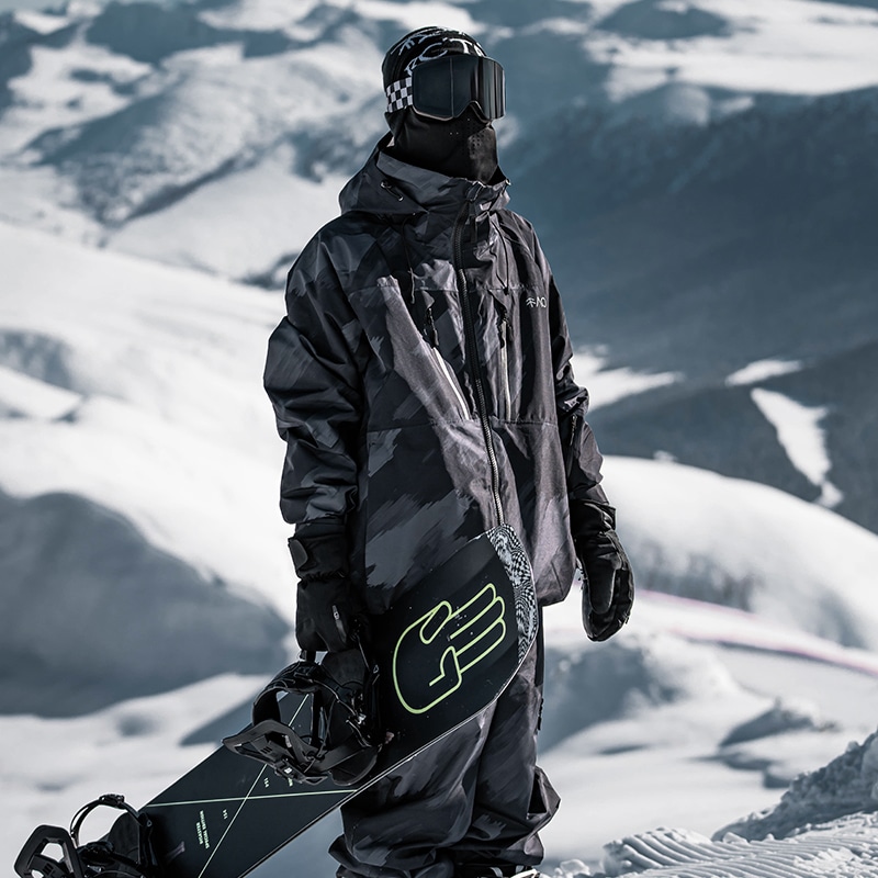 2024新作 スノーボードウェア 上下セット メンズ レディース ホワイト 撥水/防風/保温 男女通用 スキーウェア
