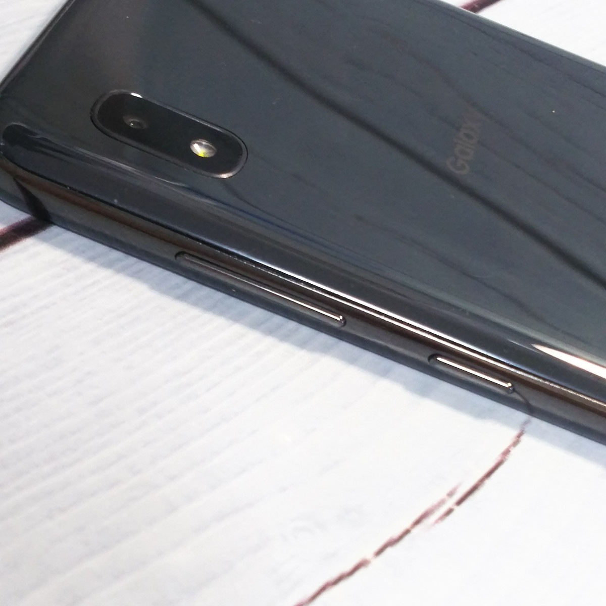 Galaxy - Galaxy A20 美品 SIMフリー au版SIMロック解除 SCV46 黒 送料無料】au Galaxy A20 SCV46 Black 本体 白ロム SIMロック