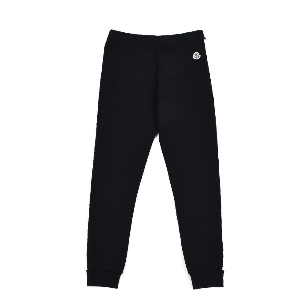 モンクレール スウェットパンツ レディース ボーイズ ガールズ トラックパンツ イージーパンツ ブラック 黒 MONCLER SWEAT BOTTOMS[8h00007-999]