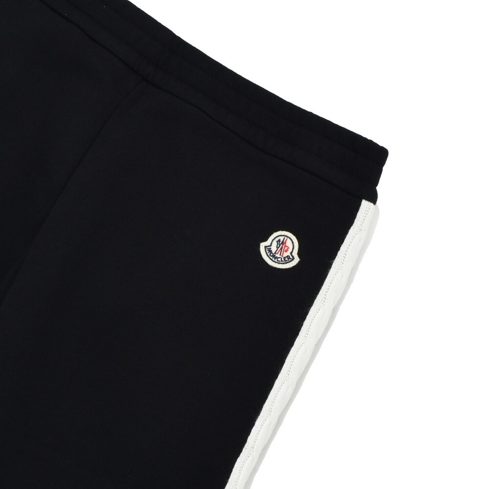 モンクレール スウェットパンツ レディース ボーイズ ガールズ トラックパンツ イージーパンツ ブラック 黒 MONCLER SWEAT BOTTOMS[8h00007-999]