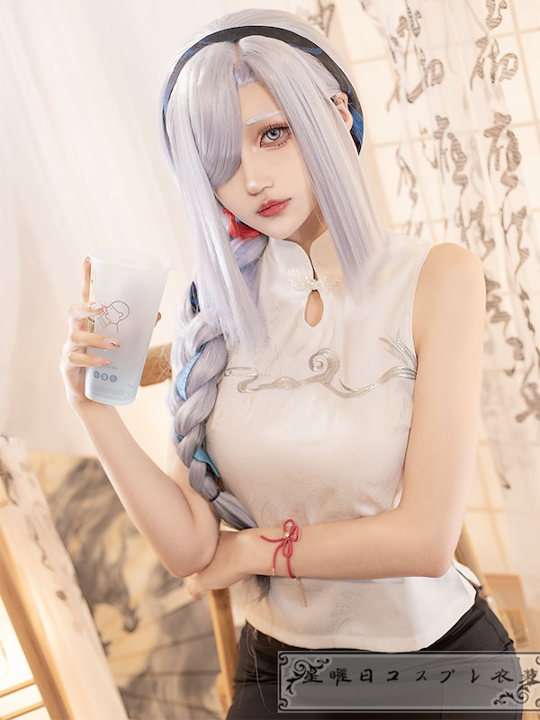 純正通販 原神 コスプレ 甘雨 喜茶コラボ HEY TEA コスプレ衣装