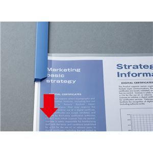 （まとめ） TANOSEE 再生レールホルダー A4タテ 30枚収容 黄 1パック（10冊） 10セット