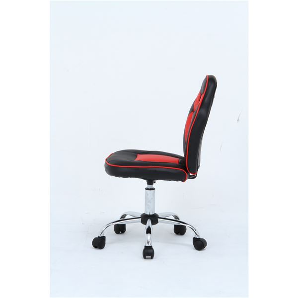 レーシングチェア キッズ用 レッド 幅50x奥行50x高さ82.590cm 組立品 レーシングチェア キッズ用 レッド 幅50x奥行50x高さ82.590cm 組立品