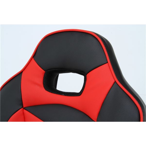 レーシングチェア キッズ用 レッド 幅50x奥行50x高さ82.590cm 組立品 レーシングチェア キッズ用 レッド 幅50x奥行50x高さ82.590cm 組立品