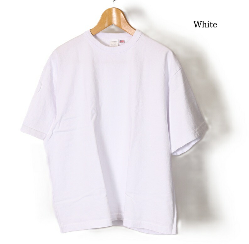 TOUGHER タファー Tシャツ 半袖 BREA S/S TEE SOLID BLANK WHITE マックスウェイト ポケット Tシャツ メンズ レディース 無地 半袖 厚手 クルーネック M