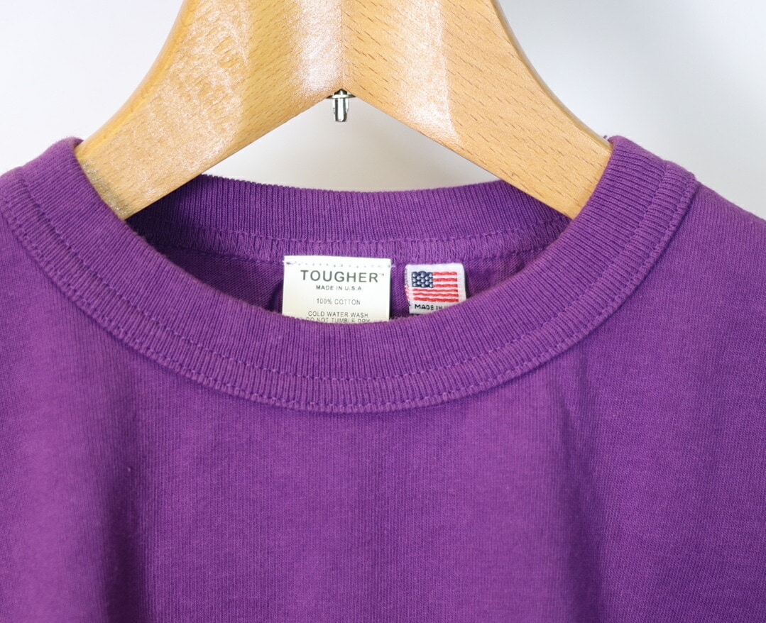 TOUGHER タファー Tシャツ 半袖 BREA S/S TEE SOLID BLANK WHITE マックスウェイト ポケット Tシャツ メンズ レディース 無地 半袖 厚手 クルーネック M