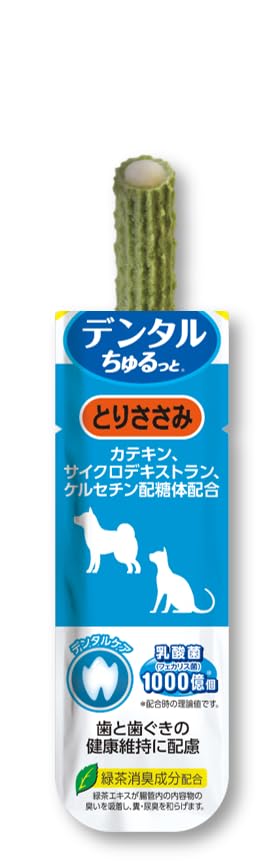 いなば 犬猫兼用おやつ デンタルちゅるっと 乳酸菌1,000億個 とりささみ味 (×30本) いなば 犬猫兼用おやつ デンタルちゅるっと 乳酸菌1,000億個 とりささみ味 (×30本)