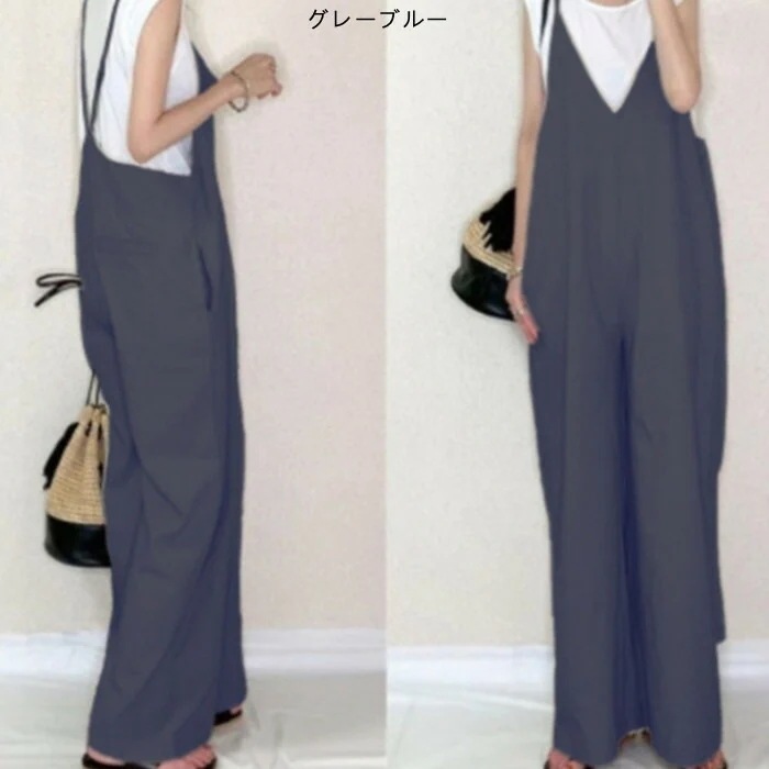 サロペット パンツ サロペット オールインワン レディース サロペットパンツ パンツドレス オーバーオール ワイドパンツ ガウチョパンツ ゆったり 体型カバー 着痩せ OL きれいめ 大きいサイズ ブ サロペット パンツ サロペット オールインワン レディース サロペットパンツ パンツドレス オーバーオール ワイドパンツ ガウチョパンツ ゆったり 体型カバー 着痩せ OL きれいめ 大きいサイズ ブ