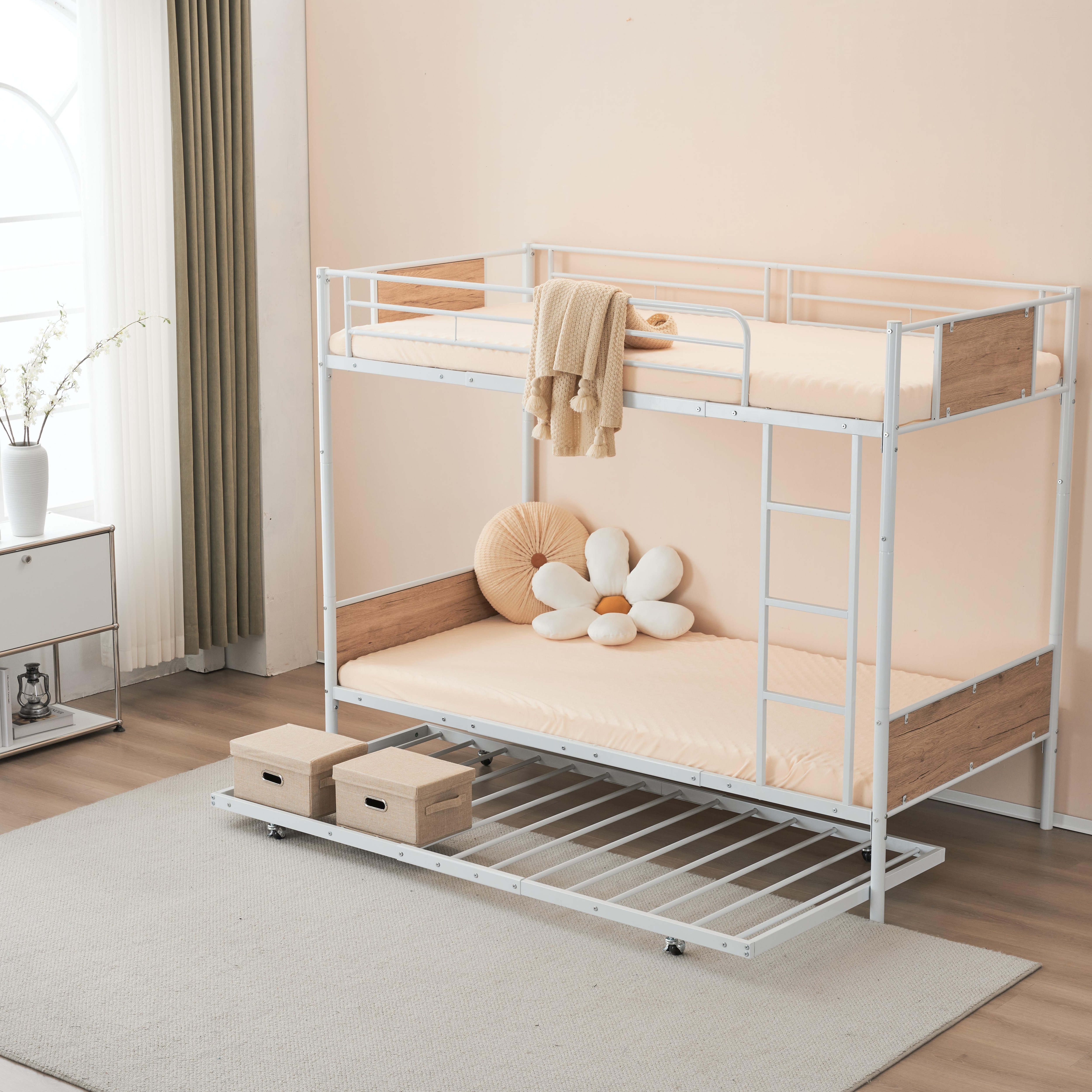【2点購入で150OFF】【新品】【set】【二段ベッド 移動式引き出し付きベッドフレーム】 パイプベッド シングル 木 収納 北欧風 子供部屋 スチール 耐震 ベッド SDG 【2点購入で150OFF】【新品】【set】【二段ベッド 移動式引き出し付きベッドフレーム】 パイプベッド シングル 木 収納 北欧風 子供部屋 スチール 耐震 ベッド SDG