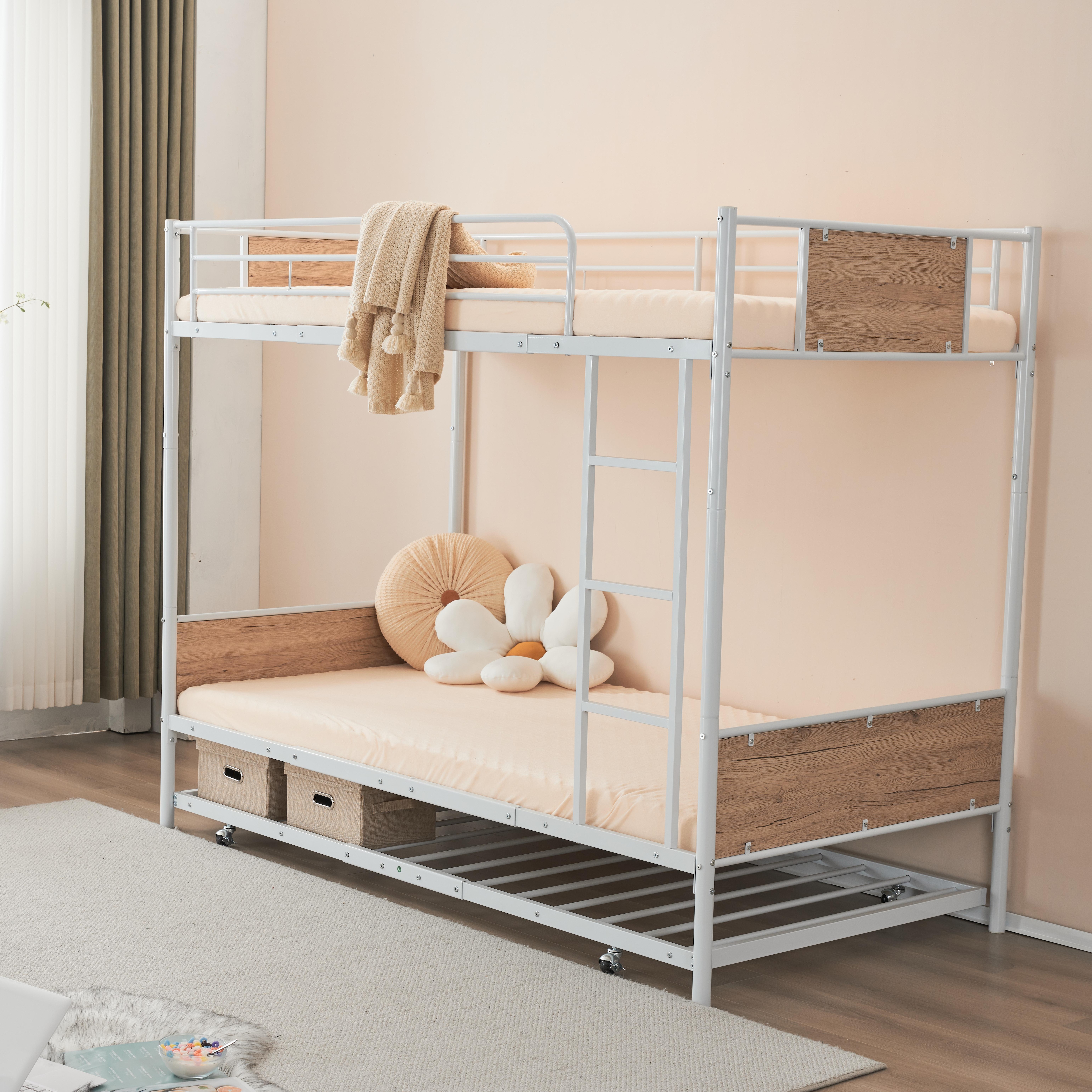 【2点購入で150OFF】【新品】【set】【二段ベッド 移動式引き出し付きベッドフレーム】 パイプベッド シングル 木 収納 北欧風 子供部屋 スチール 耐震 ベッド SDG 【2点購入で150OFF】【新品】【set】【二段ベッド 移動式引き出し付きベッドフレーム】 パイプベッド シングル 木 収納 北欧風 子供部屋 スチール 耐震 ベッド SDG