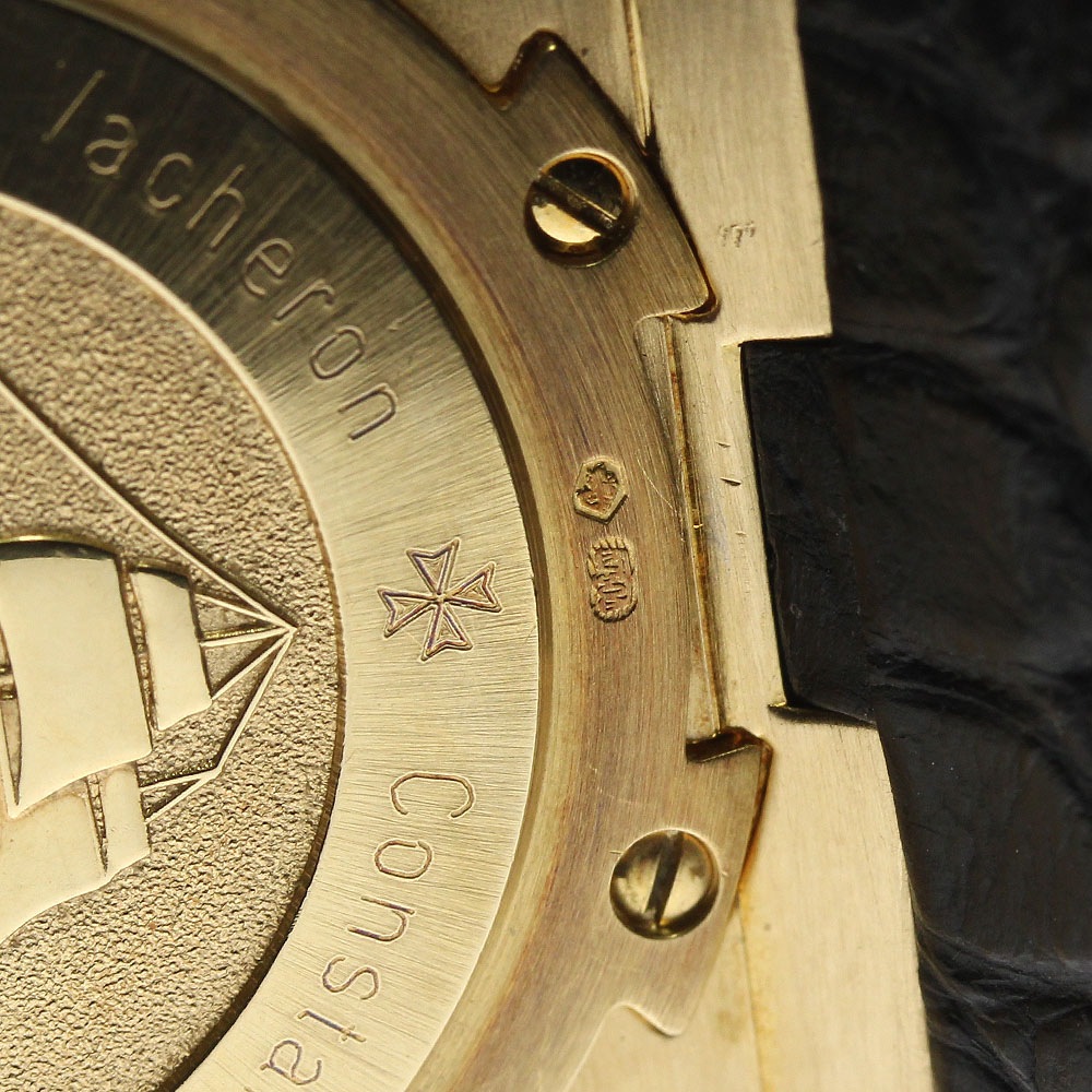 ヴァシュロン・コンスタンタン VACHERON CONSTANTIN 42040 オーバーシーズ K18YG 自動巻き メンズ _808720【中古】