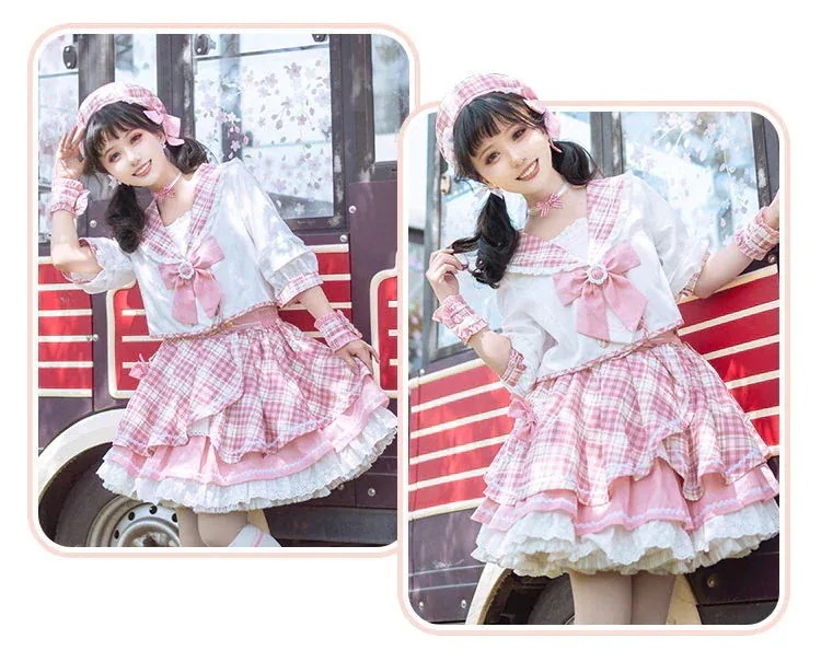 今年人気のロリータSALEロリータチェリーエンプティスーツ ピンク半袖スイートスカート 蝶結びロリータ愛されドッキングワンピース 今年人気のロリータSALEロリータチェリーエンプティスーツ ピンク半袖スイートスカート 蝶結びロリータ愛されドッキングワンピース