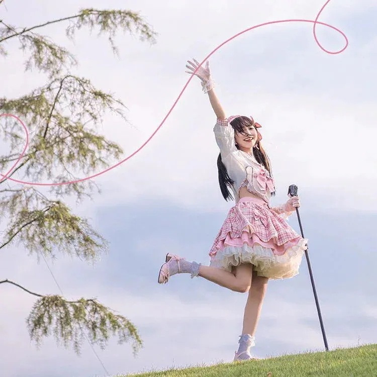 今年人気のロリータSALEロリータチェリーエンプティスーツ ピンク半袖スイートスカート 蝶結びロリータ愛されドッキングワンピース 今年人気のロリータSALEロリータチェリーエンプティスーツ ピンク半袖スイートスカート 蝶結びロリータ愛されドッキングワンピース