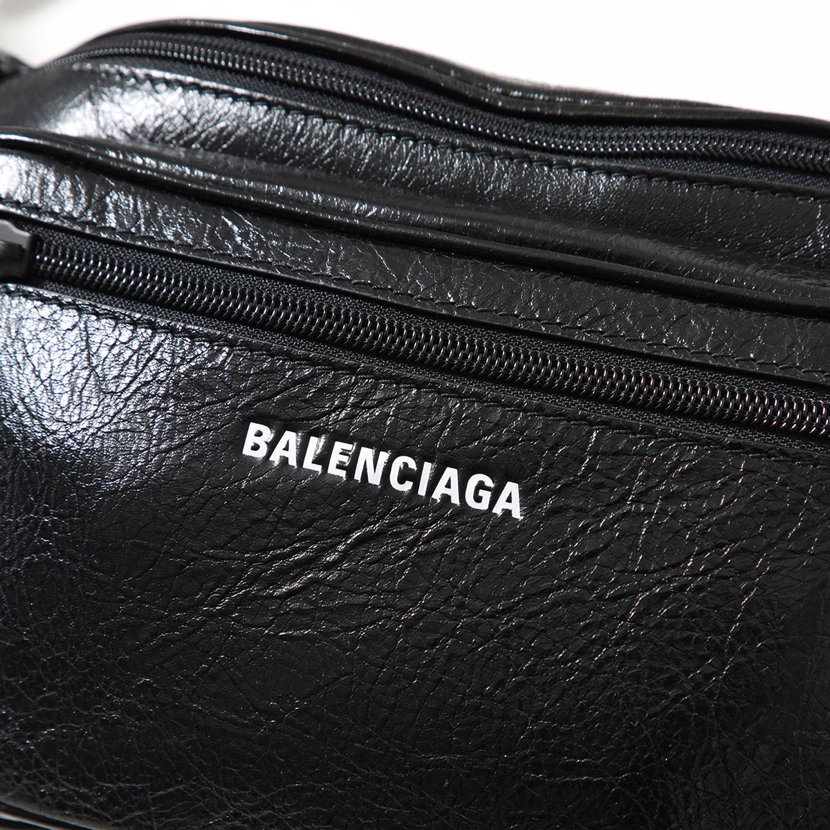BALENCIAGA バレンシアガ ボディバッグ 529550 1VG87 EXPLORER BELTPACK メンズ レザー ウエストポーチ ロゴ 鞄 1000/BLACK BALENCIAGA バレンシアガ ボディバッグ 529550 1VG87 EXPLORER BELTPACK メンズ レザー ウエストポーチ ロゴ 鞄 1000/BLACK