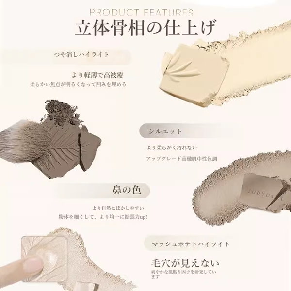 Qoo10] JUDYDOLL 【国内急速出荷】ハイライトシェーディング