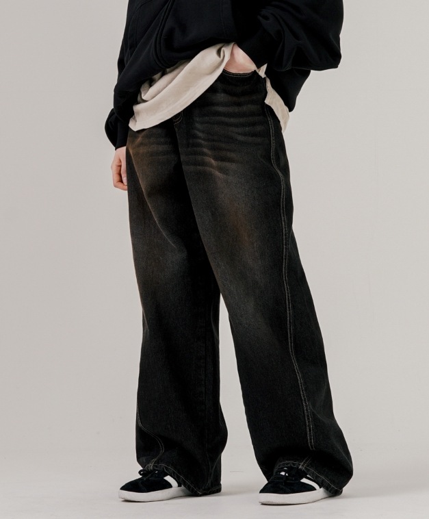 EZKATON] Noos Line Denim Pants デニム・ジーンズ