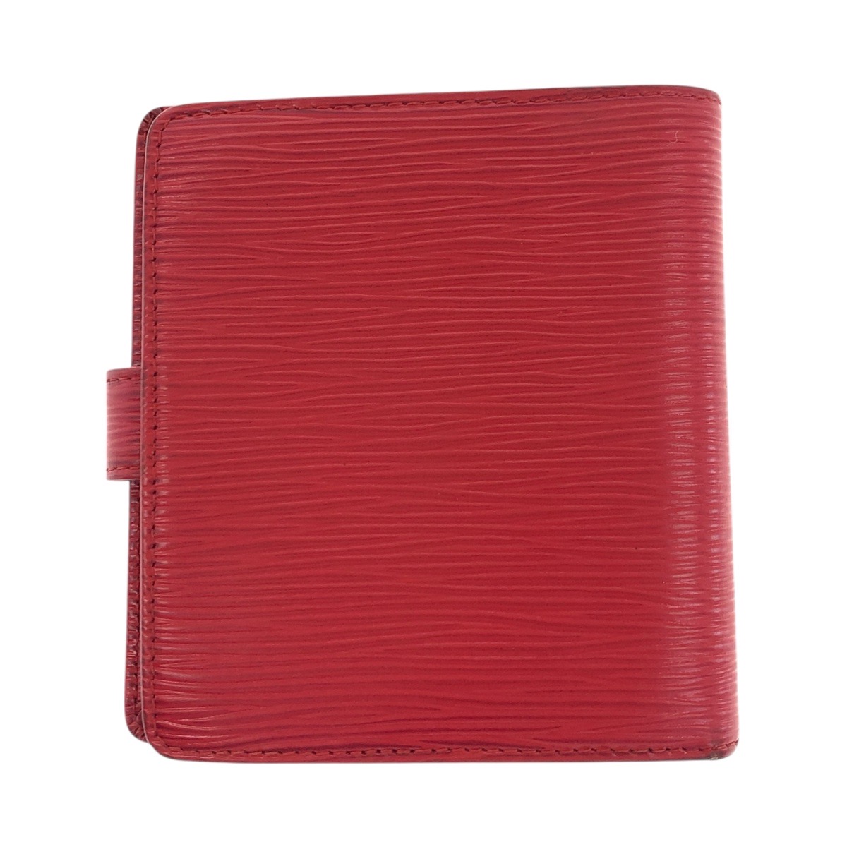 エピ ポルト ビエ コンパクト ルージュ レッド ゴールド金具 エピレザー M63557 折り財布 コンパクトウォレット レディース 504328 エピ ポルト ビエ コンパクト ルージュ レッド ゴールド金具 エピレザー M63557 折り財布 コンパクトウォレット レディース 504328