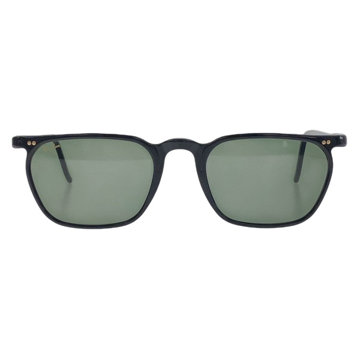 ヴィンテージ B&L RAY-BAN U.S.A グリーン ブラック ゴールド金具 プラスチック サングラス メンズ 503465 ヴィンテージ B&L RAY-BAN U.S.A グリーン ブラック ゴールド金具 プラスチック サングラス メンズ 503465