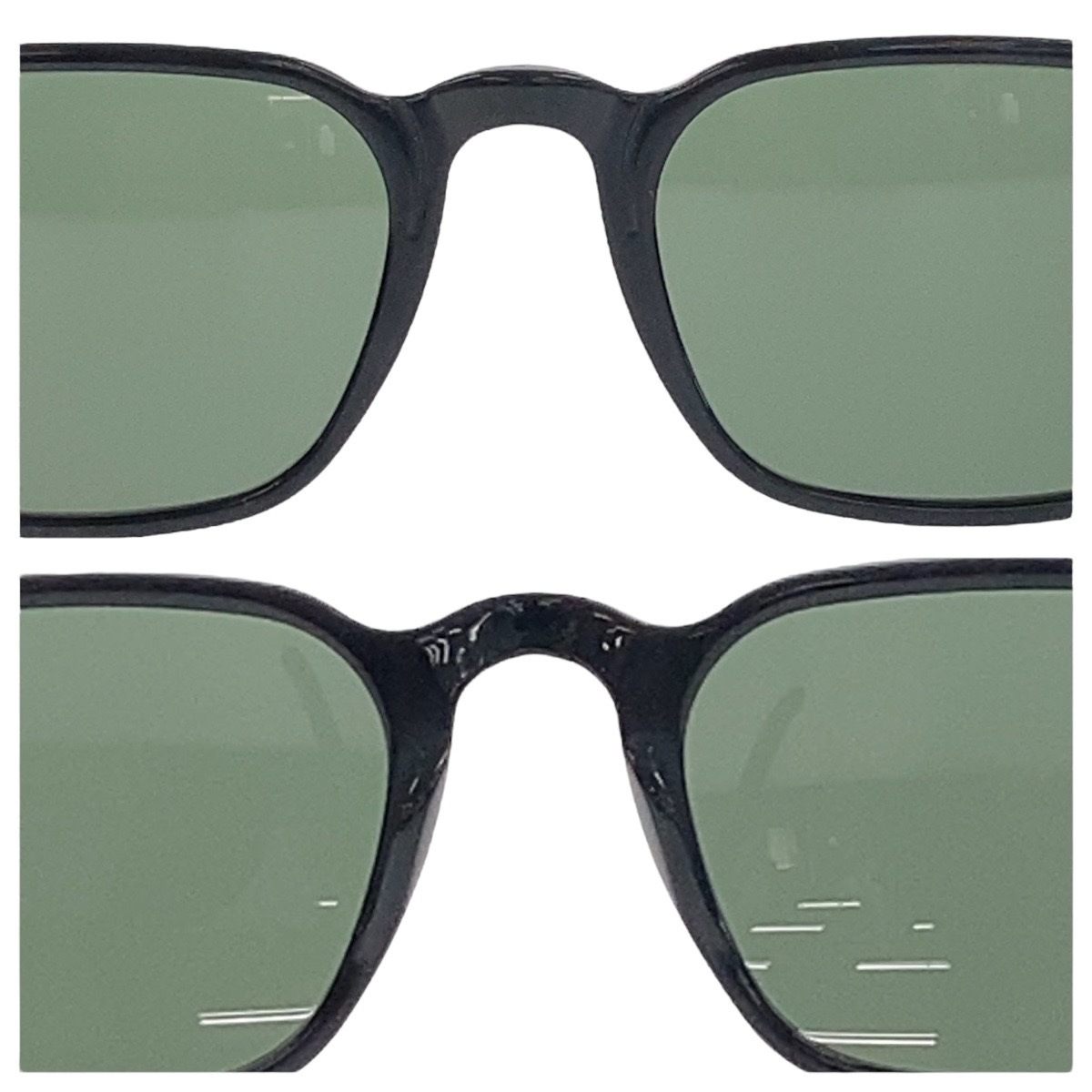 ヴィンテージ B&L RAY-BAN U.S.A グリーン ブラック ゴールド金具 プラスチック サングラス メンズ 503465 ヴィンテージ B&L RAY-BAN U.S.A グリーン ブラック ゴールド金具 プラスチック サングラス メンズ 503465