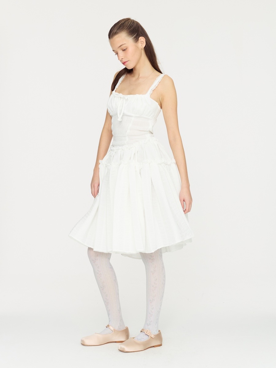 【GLOWNY】 LOVE SPELL MIDI DRESS : 2COLORS