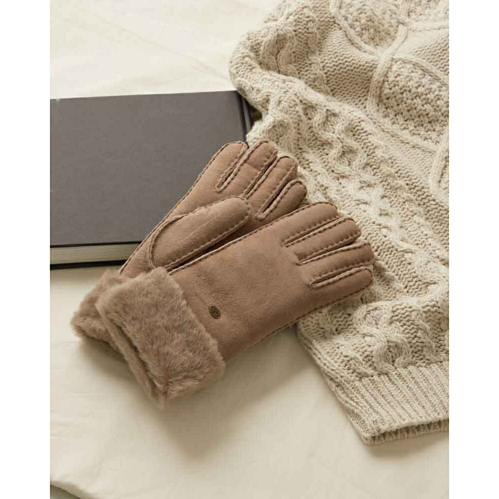 【公式】EMU Australia Apollo Bay Gloves 手袋 グローブ シープスキン ムートン ボア ファー レディース メンズ 冬 暖かい 防寒 防風 ブランド 本革 天然素材