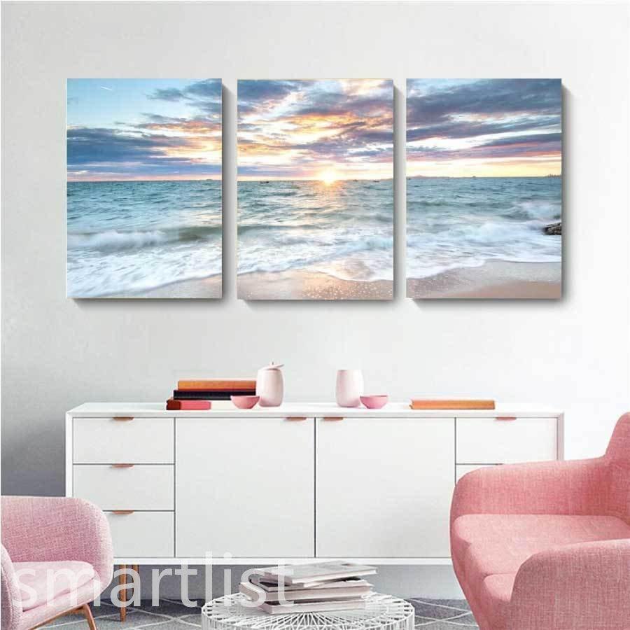 アートパネル 朝焼け アートフレーム インテリア ファブリック 海 リビング 壁掛け メーカー直販風景 オシャレ プレゼント ３枚セット 朝日