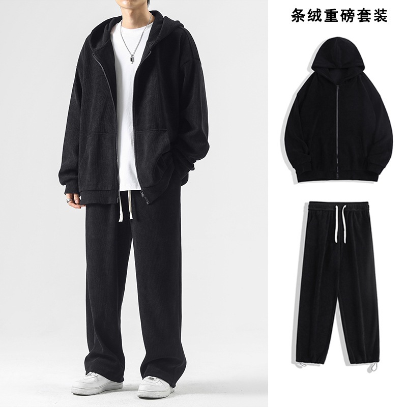 韓国ファッション メンズ 大きいサイズ カジュアル 百掛け スーツ スウェット 韓国ファッション メンズ 大きいサイズ カジュアル 百掛け スーツ スウェット