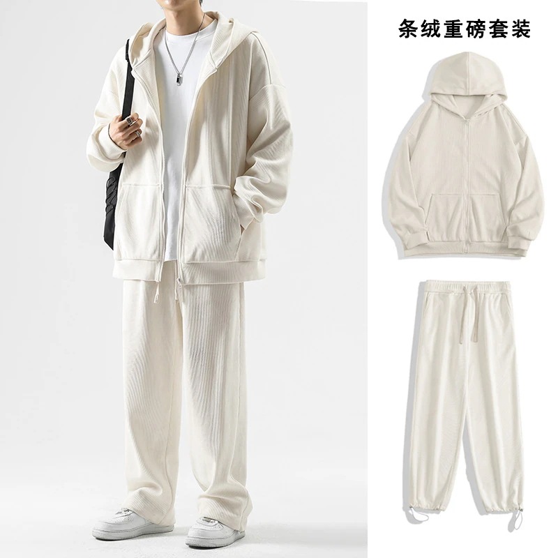 韓国ファッション メンズ 大きいサイズ カジュアル 百掛け スーツ スウェット 韓国ファッション メンズ 大きいサイズ カジュアル 百掛け スーツ スウェット