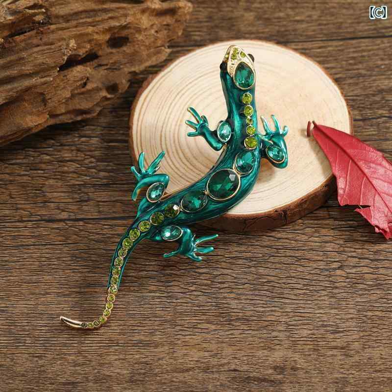 ブローチ ヤモリ メンズ スーツ アクセサリー ユニーク フォーマル カジュアル レトロ 艶 かけられた 合金 トカゲ 四本足 ヘビ ピン コート アクセサリー ブローチ ヤモリ メンズ スーツ アクセサリー ユニーク フォーマル カジュアル レトロ 艶 かけられた 合金 トカゲ 四本足 ヘビ ピン コート アクセサリー