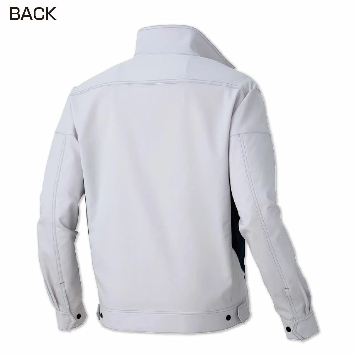 アイトス 長袖ブルゾン 秋冬 上着 メンズ レディース ストレッチ エコ 帯電防止 シンプル 仕事服 作業着 運送業 工場 /az-3501
