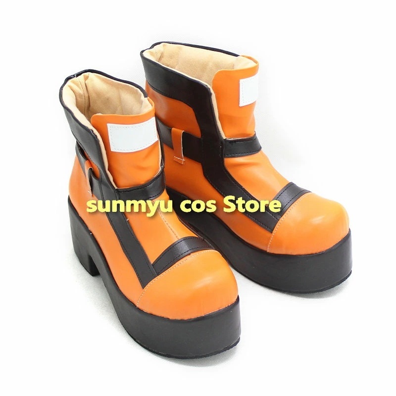 ギルティギア メイ オレンジ靴 コスプレ靴 ブーツ ギルティギア メイ オレンジ靴 コスプレ靴 ブーツ