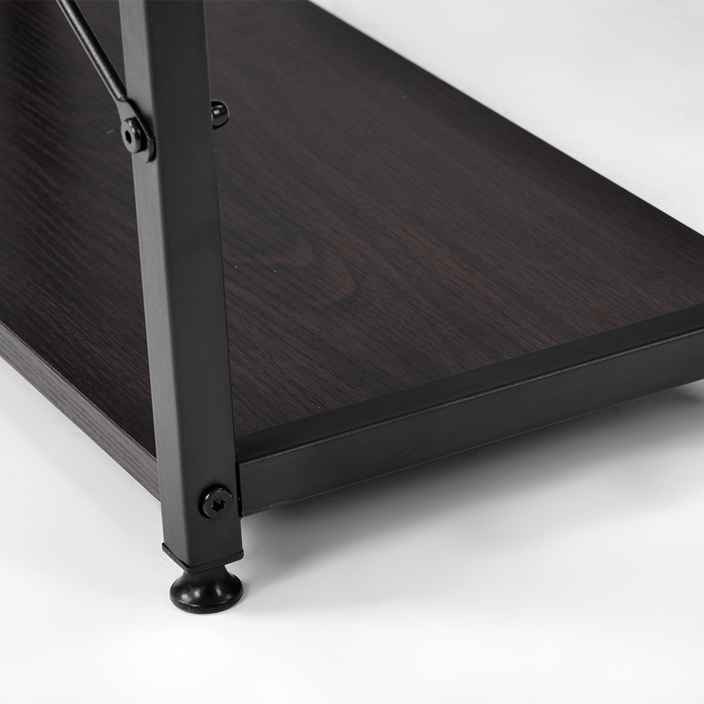 【大好評!最安値挑戦!】パソコンデスク L字120cm2段ラック付 デスク木製 ミシン台 書斎机 勉強机 Gray Particle BoardC638 【大好評!最安値挑戦!】パソコンデスク L字120cm2段ラック付 デスク木製 ミシン台 書斎机 勉強机 Gray Particle BoardC638