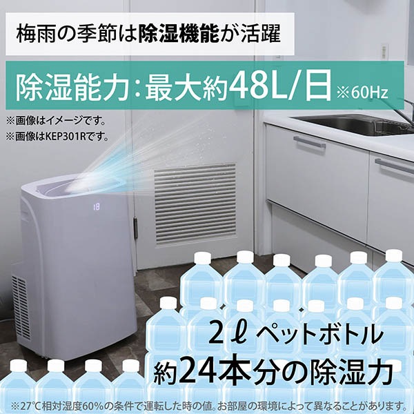 広電 移動式クーラー 3.0kW 冷風 除湿 送風 ワイヤレスリモコン付 廃熱ダクト オートルーバー 窓パネル 熱中症対策 KEP301R 広電 移動式クーラー 3.0kW 冷風 除湿 送風 ワイヤレスリモコン付 廃熱ダクト オートルーバー 窓パネル 熱中症対策 KEP301R