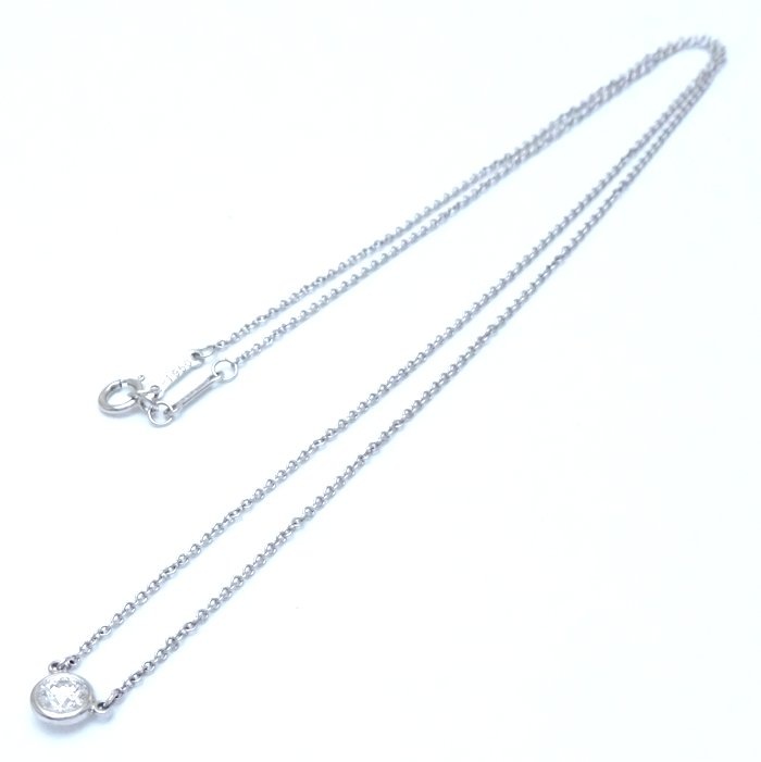 バイザヤード ネックレス 1Pダイヤモンド エルサペレッティ Pt950プラチナ/292310【中古】
