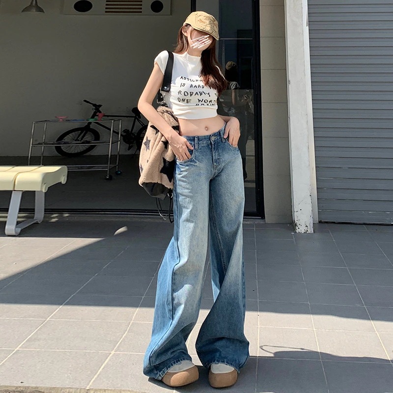 モップパンツ ドレープ感 スウェットパンツ ストレート ジョガーパンツ デニムパンツ ジーンズ サルエルパンツ ワイドパンツ