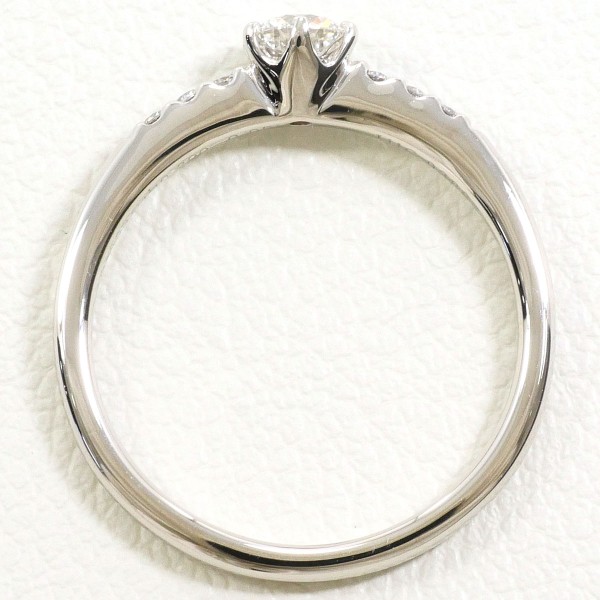 PT900 プラチナ リング 7号 ダイヤ 0.200 VS2 0.05 鑑定書 ジュエリー