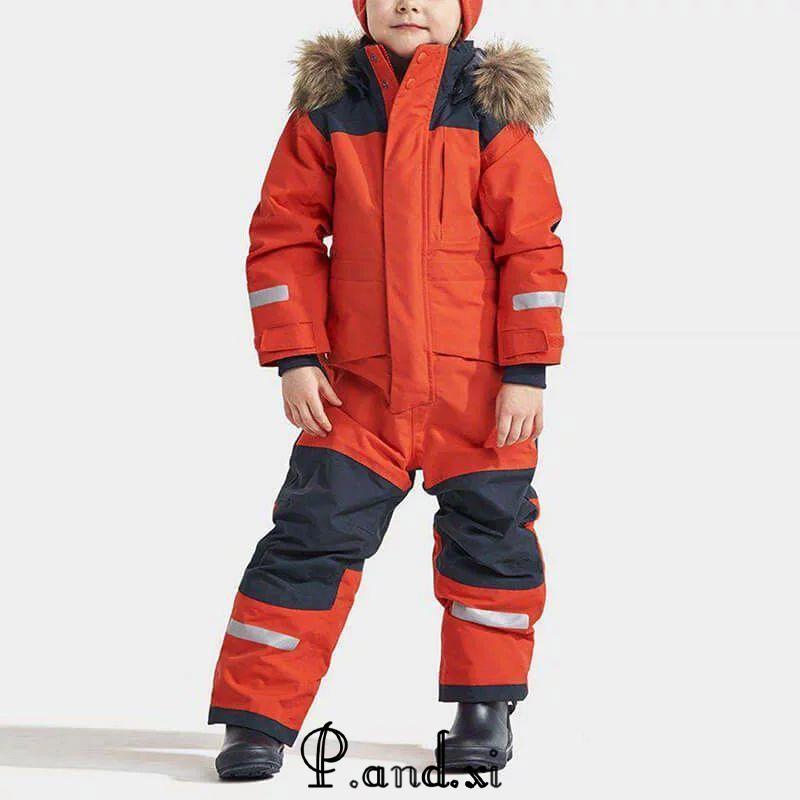 スキーウェア 女の子 120 モンベル 子ども用スキーウェア上下 120