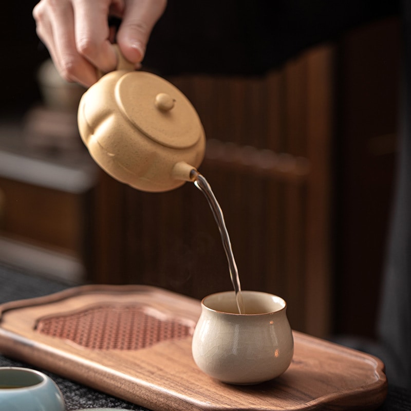 家の使用のための5つの有名なkiティーセットライトラグジュアリーカンフーティーセット r n1001- 5つの有名なキルンティーセット