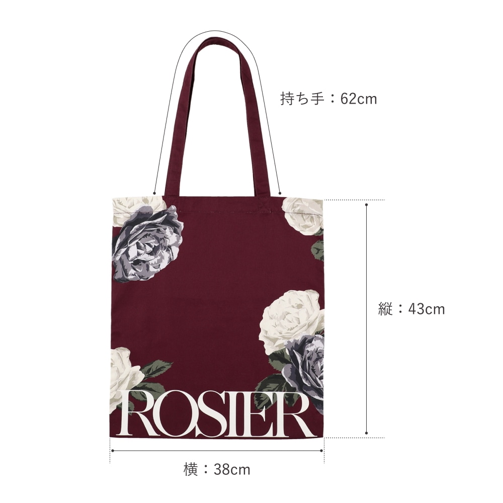 Qoo10] ROSIER by Her lip to 【公式】ロジアローズトート トートバッグ