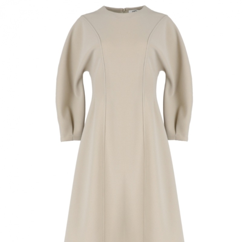 ACUDバルーンスリーブワンピース_アイボリー ACUDバルーンスリーブワンピース_アイボリー