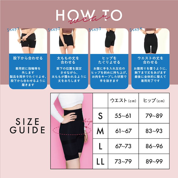 [新品・未使用]骨盤調整　ラジャス　スペシャル痩身ボディガード　M Qoo10] ベルミス 【公式】スリムガードル 5着セット 骨格