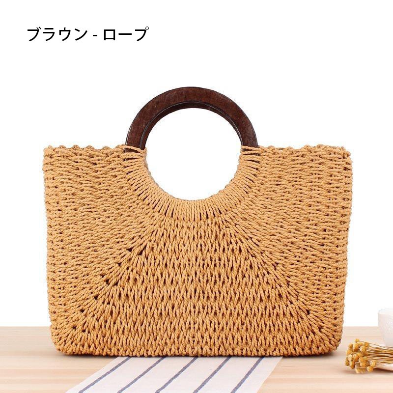 山葡萄風 かごバッグ 天然コーンハスク製 木製ハンドル付き トートバッグ バスケット レディース おしゃれ 夏かばん 山葡萄風 かごバッグ 天然コーンハスク製 木製ハンドル付き トートバッグ バスケット レディース おしゃれ 夏かばん