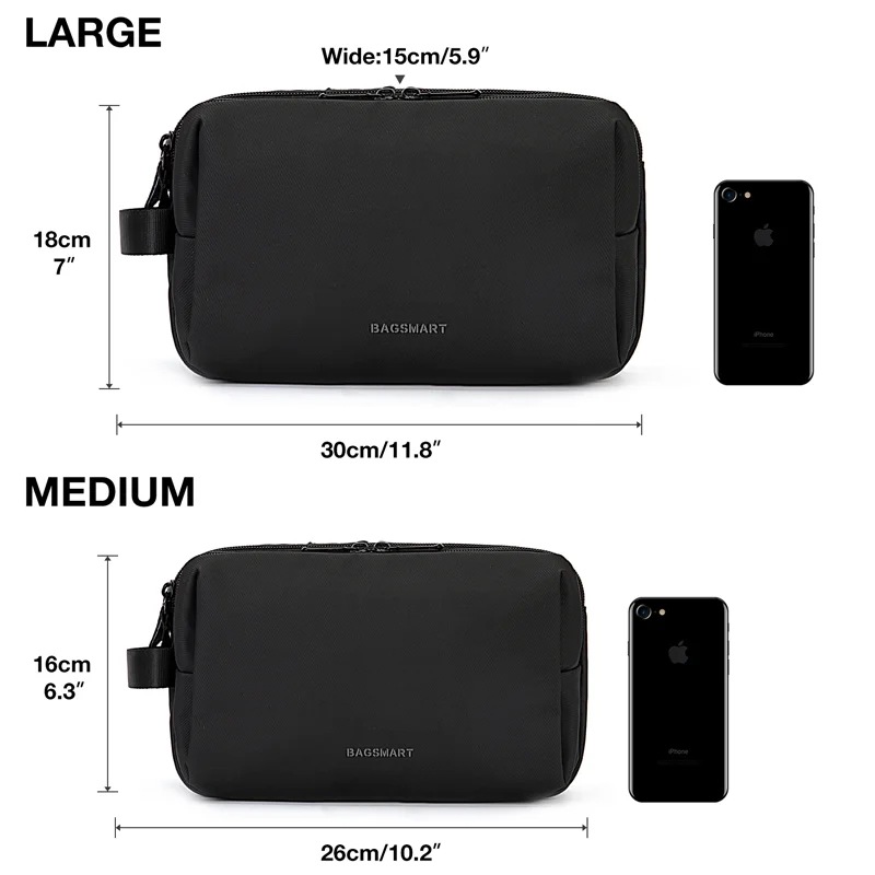 納期1~3週間程:Bagsmart-男性と女性のためのトイレタリーキット,トラベルバッグ,防水,大容量,化粧ケース 納期1~3週間程:Bagsmart-男性と女性のためのトイレタリーキット,トラベルバッグ,防水,大容量,化粧ケース