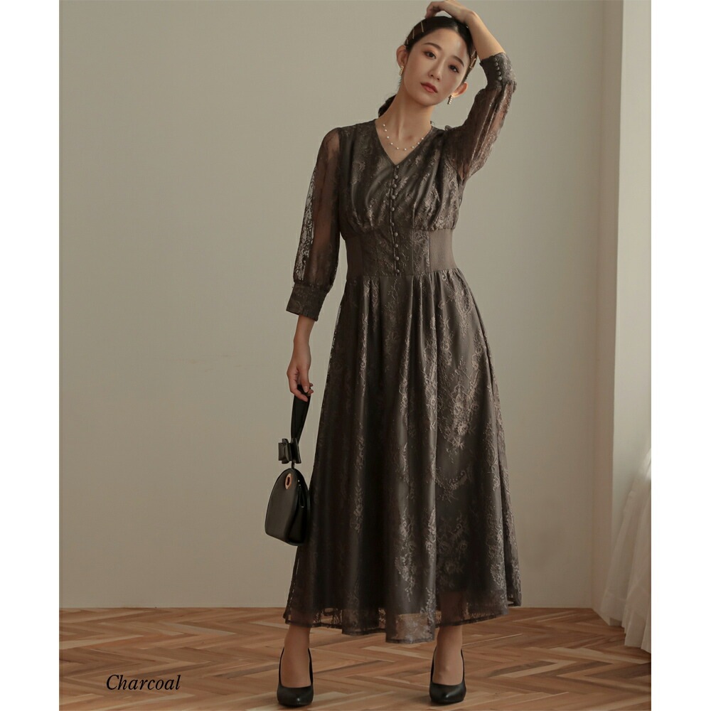 パーティードレス ワンピース 結婚式 フォーマルドレス ワンピースドレス リブウエストレースロングドレス お呼ばれドレス レース 袖付き 体型カバー 20代 30代 オケージョン 二次会 披露宴 成人 パーティードレス ワンピース 結婚式 フォーマルドレス ワンピースドレス リブウエストレースロングドレス お呼ばれドレス レース 袖付き 体型カバー 20代 30代 オケージョン 二次会 披露宴 成人