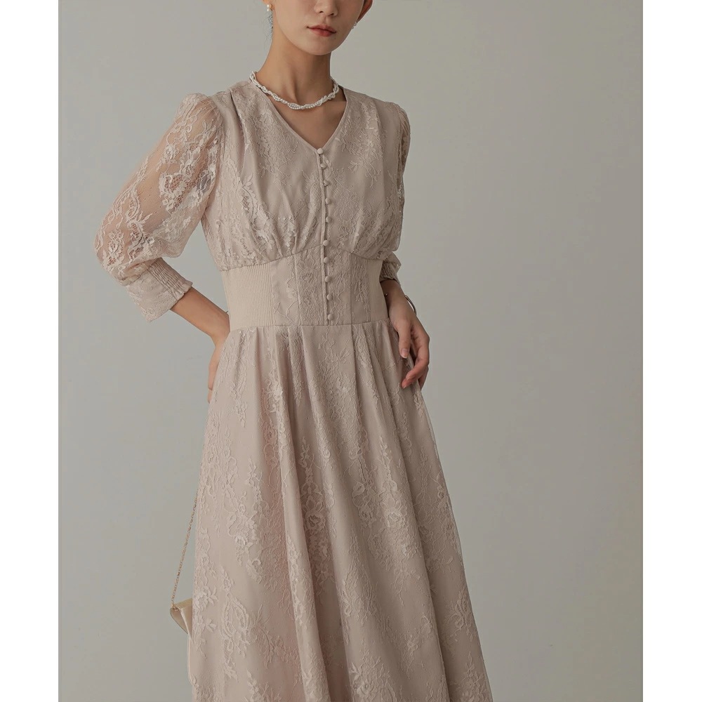 パーティードレス ワンピース 結婚式 フォーマルドレス ワンピースドレス リブウエストレースロングドレス お呼ばれドレス レース 袖付き 体型カバー 20代 30代 オケージョン 二次会 披露宴 成人 パーティードレス ワンピース 結婚式 フォーマルドレス ワンピースドレス リブウエストレースロングドレス お呼ばれドレス レース 袖付き 体型カバー 20代 30代 オケージョン 二次会 披露宴 成人